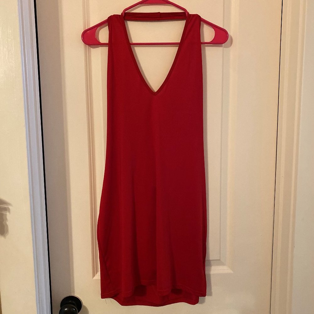 Halter Sexy Red Dress